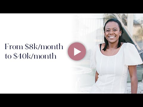 How we helped Deanna go from $8kmo to $40kmo (Full-length)