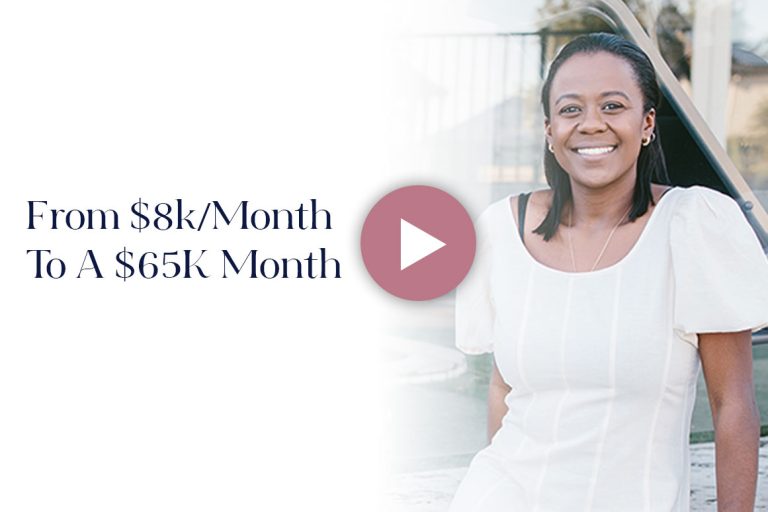 [Video] From $8k/mth To A $65K Month With Deanna Notice