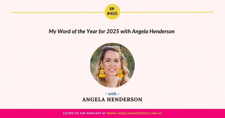 My Word of the Year for 2025 with Angela Henderson